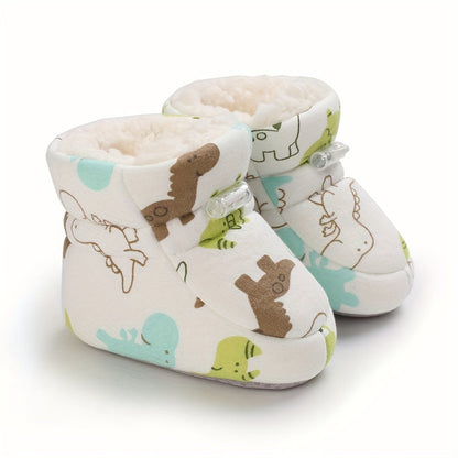 Schattige comfortabele instap fleece laarsjes voor baby jongens en meisjes - Happie