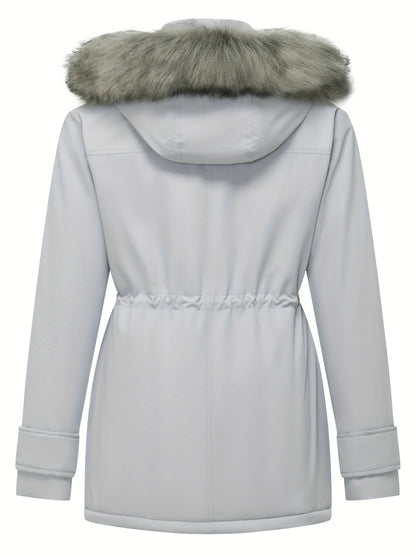 WinterBescherming - Robuuste capuchonparka voor dames