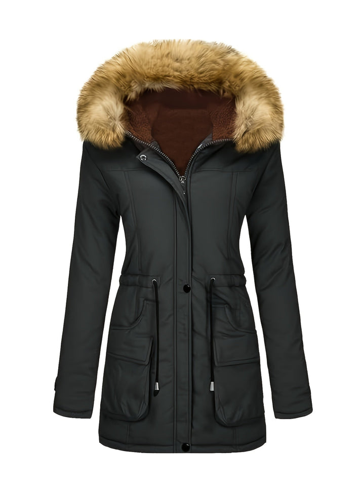 Cordilee - Winterparka met capuchon en diepe zakken