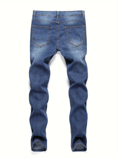 Heren Casual Slim Fit Gescheurde Jeans in Straatstijl - Marcelo