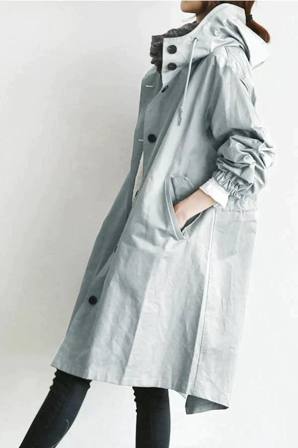 Trenchcoat waterdicht oversized halflang - Maris