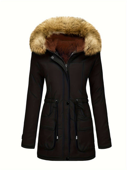 Cordilee - Winterparka met capuchon en diepe zakken