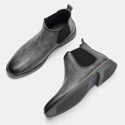 Slate - Slanke slip-on enkellaarsjes