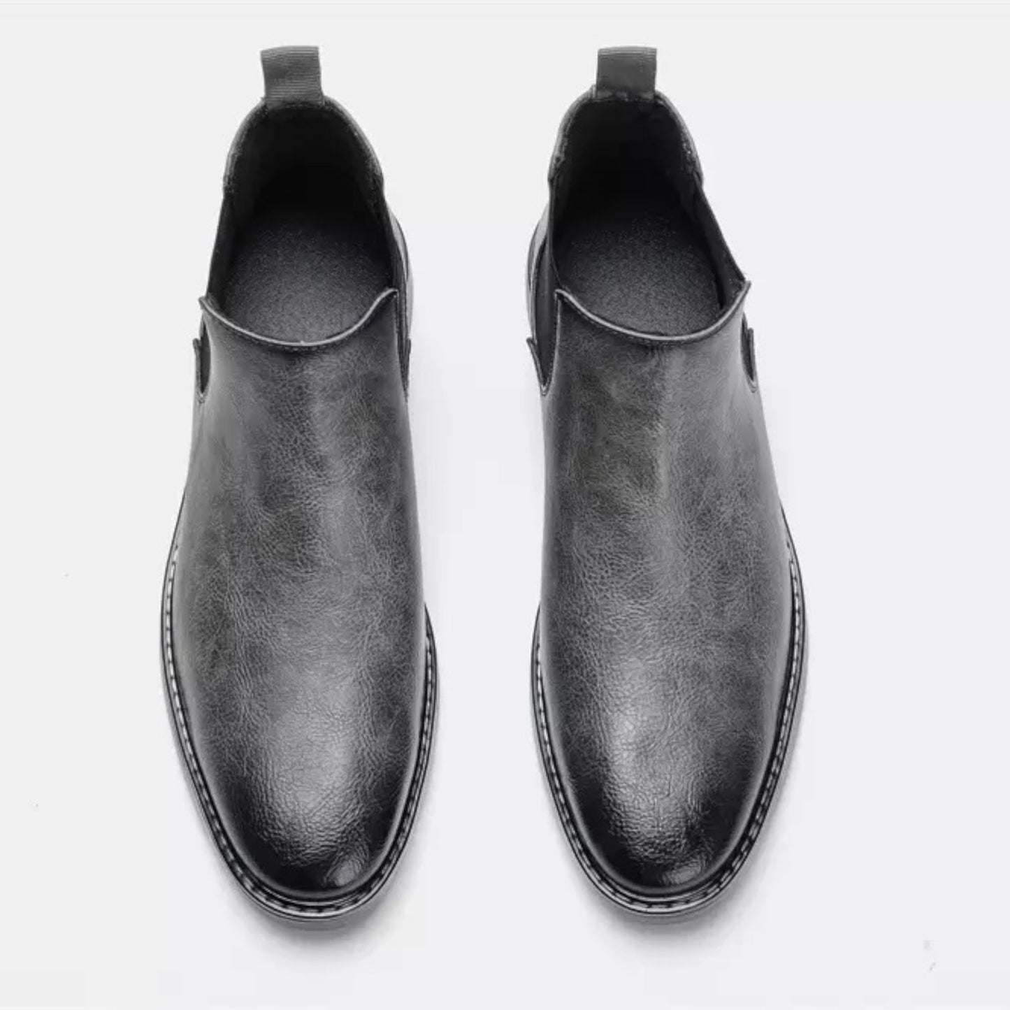 Slate - Slanke slip-on enkellaarsjes