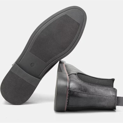 Slate - Slanke slip-on enkellaarsjes