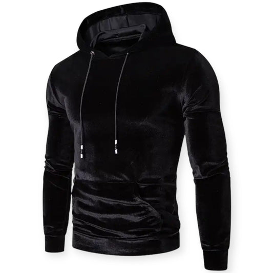 Wrigley - Luxe fluwelen fleece hoodie trui