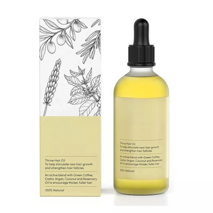 Natuurlijke Haargroei Olie | 100% organic serum | Castor | Argan | Kokos