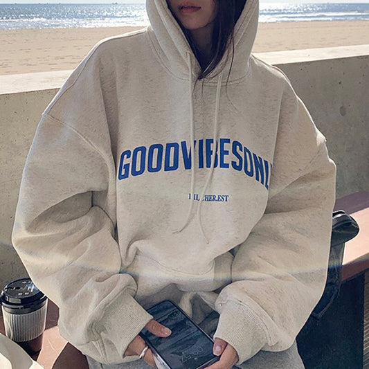 Good Vibes Hoodie - Oversize comfortabele trui met capuchon