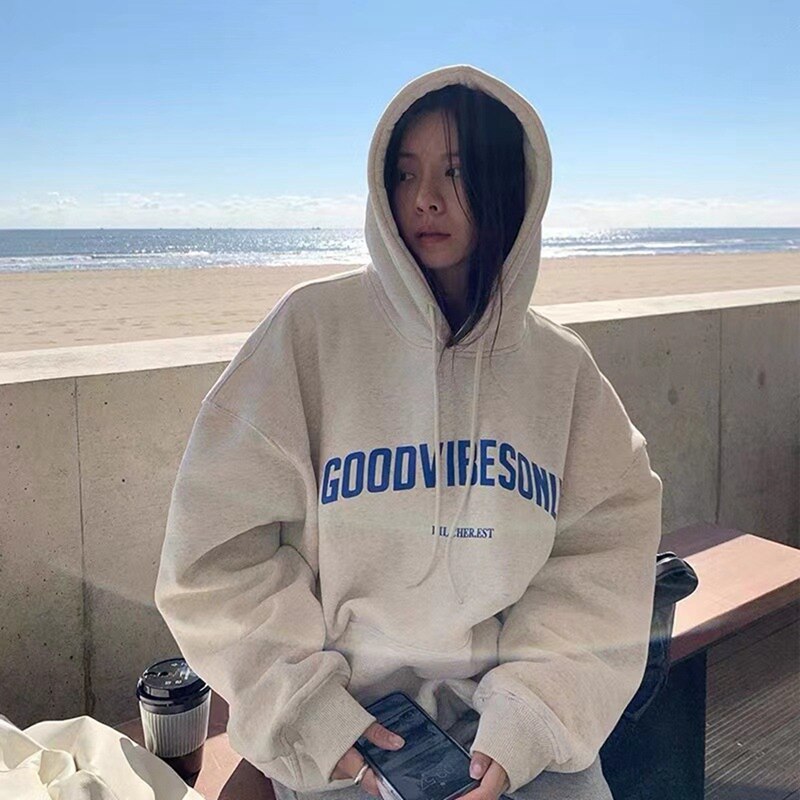 Good Vibes Only oversized hoodie unisex