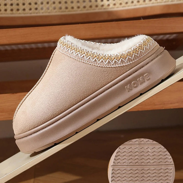 Kyree | Zachte binnenslippers met fleecevoering