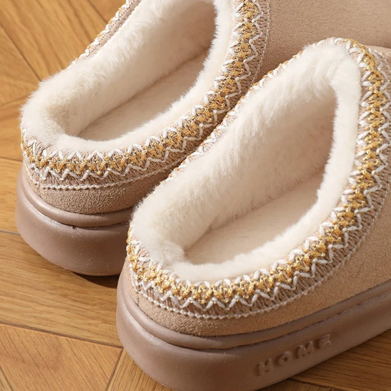 Kyree | Zachte binnenslippers met fleecevoering