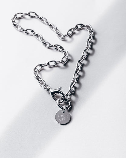 Straight Jewels - Stoere 'F' - off ketting dames