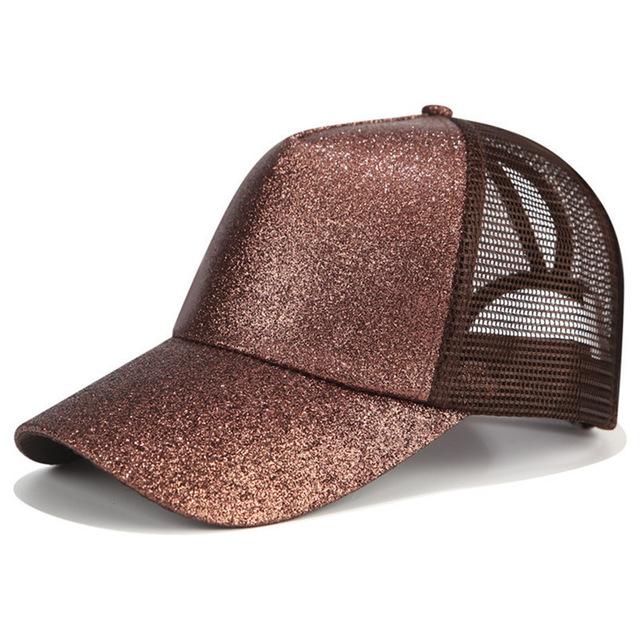 Handige baseball cap voor paardenstaart - dames pet