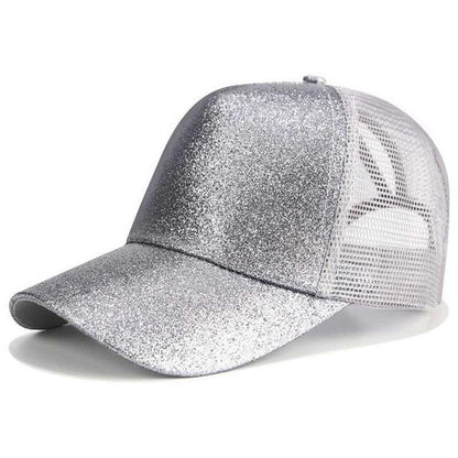 Handige baseball cap voor paardenstaart - dames pet