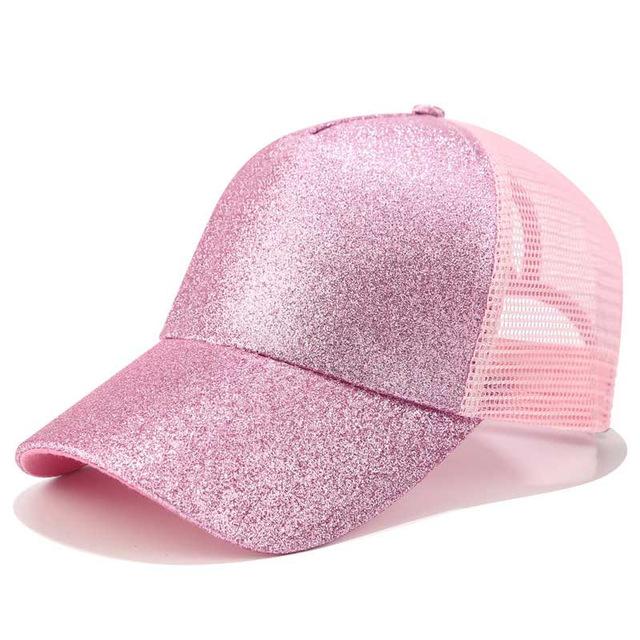 Handige baseball cap voor paardenstaart - dames pet