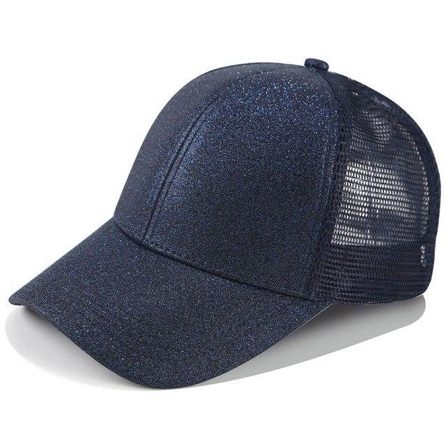 Handige baseball cap voor paardenstaart - dames pet