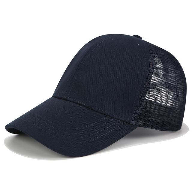 Handige baseball cap voor paardenstaart - dames pet