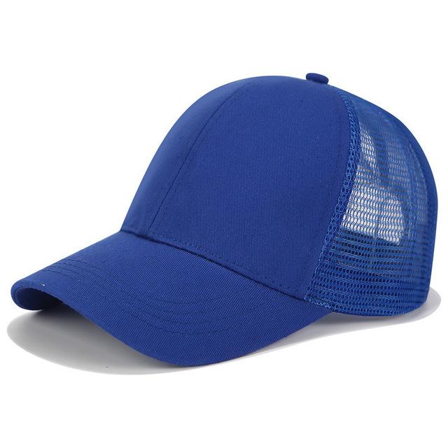 Handige baseball cap voor paardenstaart - dames pet