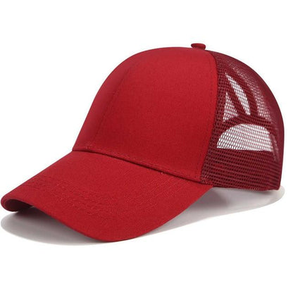 Handige baseball cap voor paardenstaart - dames pet