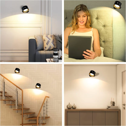 Minimale cirkelvormige draadloze LED-wandlamp