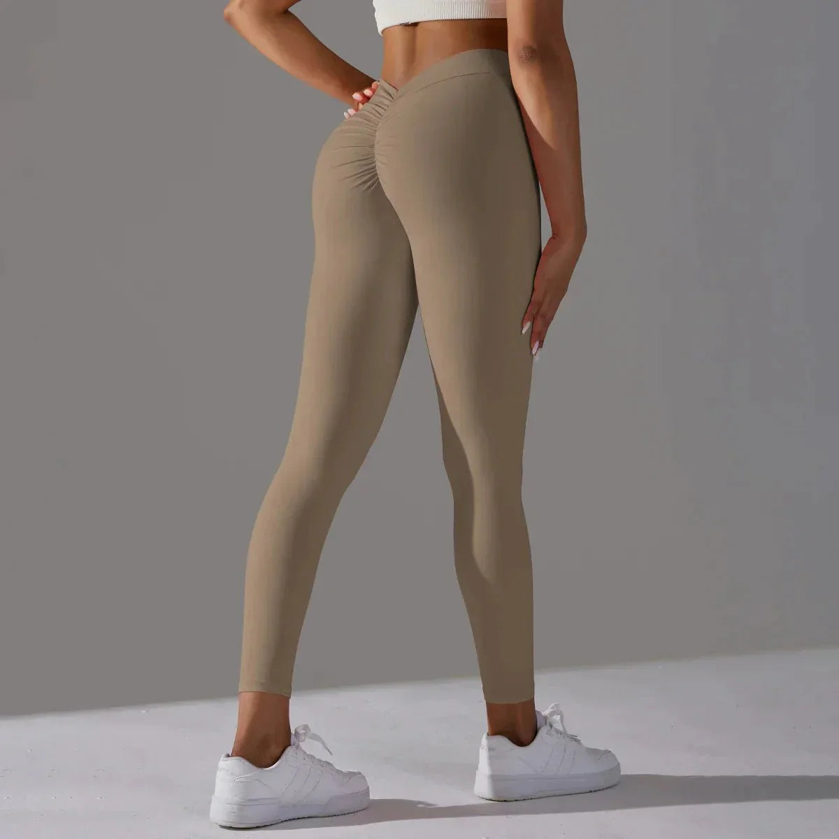 Scrunch compressie yoga gym fitness leggings