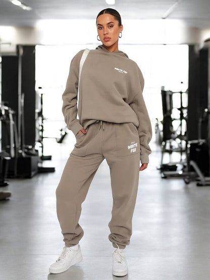 White Fox - Stijlvolle LoungeSet Jogging Huispak dames