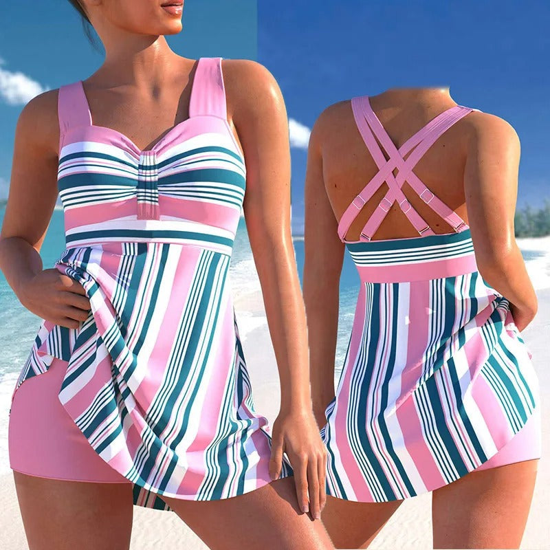 SummerSure - Tankini badpak bikini beachcover dames patroon